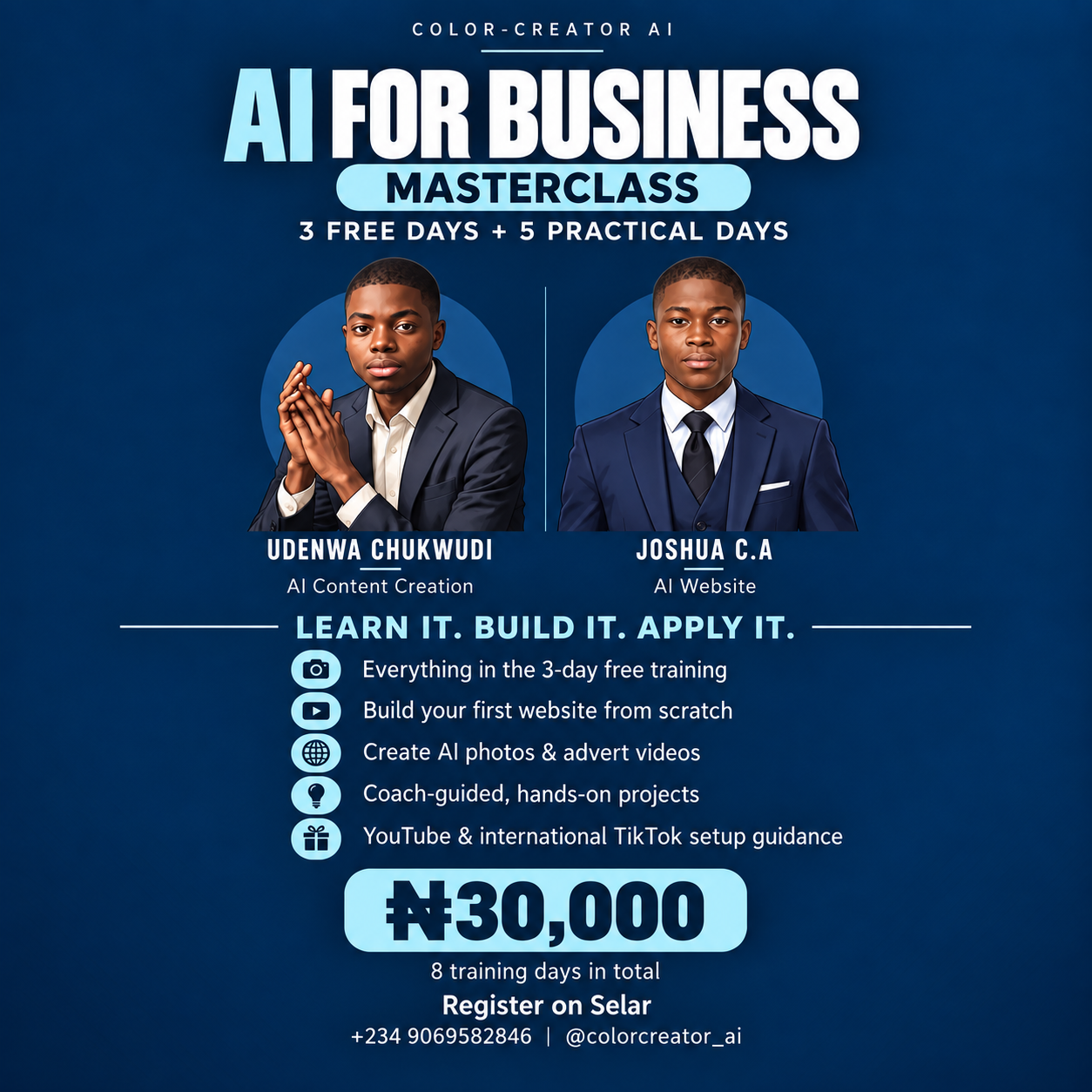 Color-Creator AI Masterclass Student